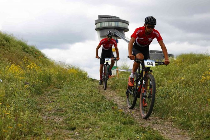 Mtb Cup Olimpik Dağ Bisikleti Yarışları Antrenmanı Nefes Kesti