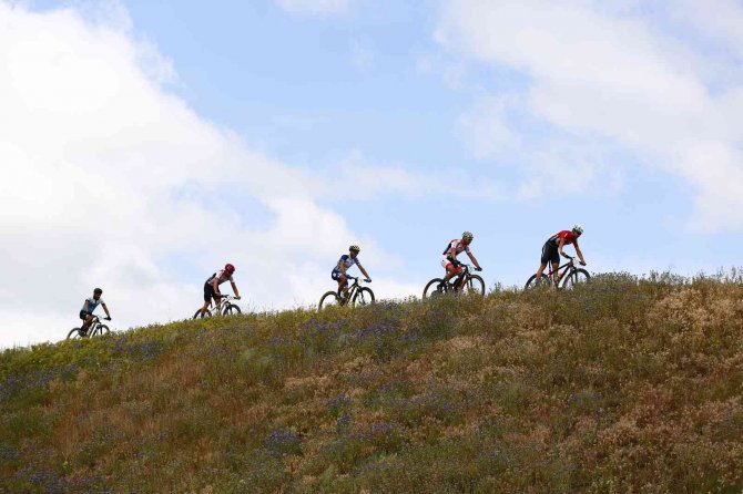 Mtb Cup Olimpik Dağ Bisikleti Yarışları Antrenmanı Nefes Kesti