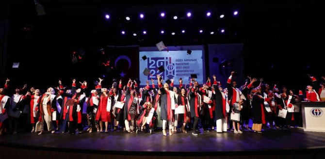 Gaün Güzel Sanatlar Fakültesi’nde Mezuniyet Coşkusu