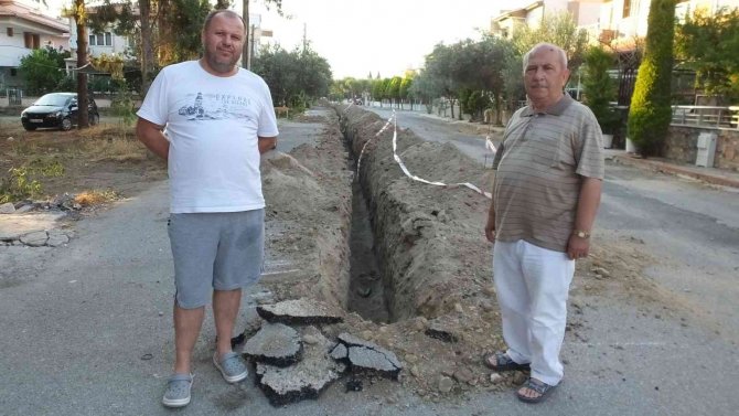 Burhaniye’de Yanlış Kazı Vatandaşları Zora Soktu