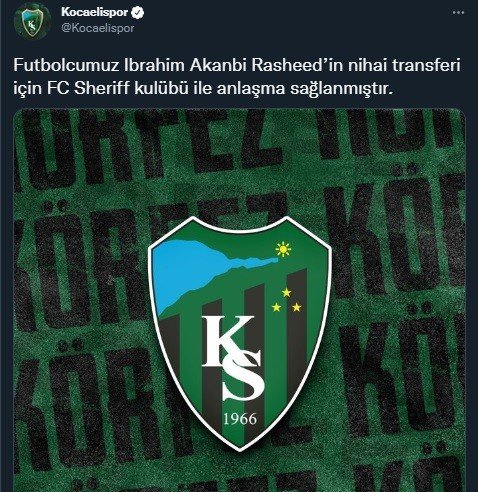 Rasheed Akanbi Resmen Fc Sheriff’te