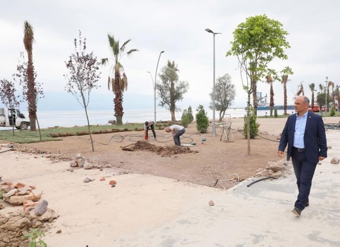 Şehit Nazım Ateş Parkı’nda Çalışmalar Sürüyor