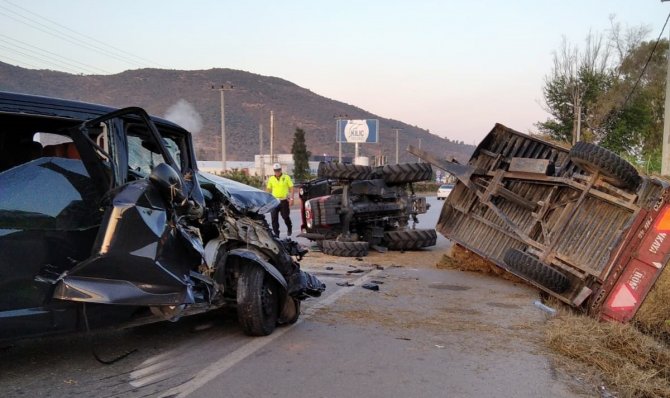 Milas’ta Trafik Kazası: 1 Yaralı