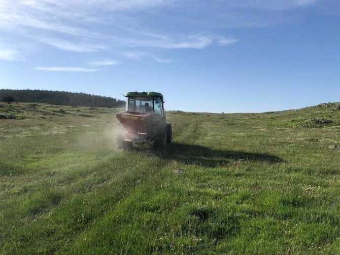 Ordu’nun Meralarında Ot Verimliliği Arttırılıyor