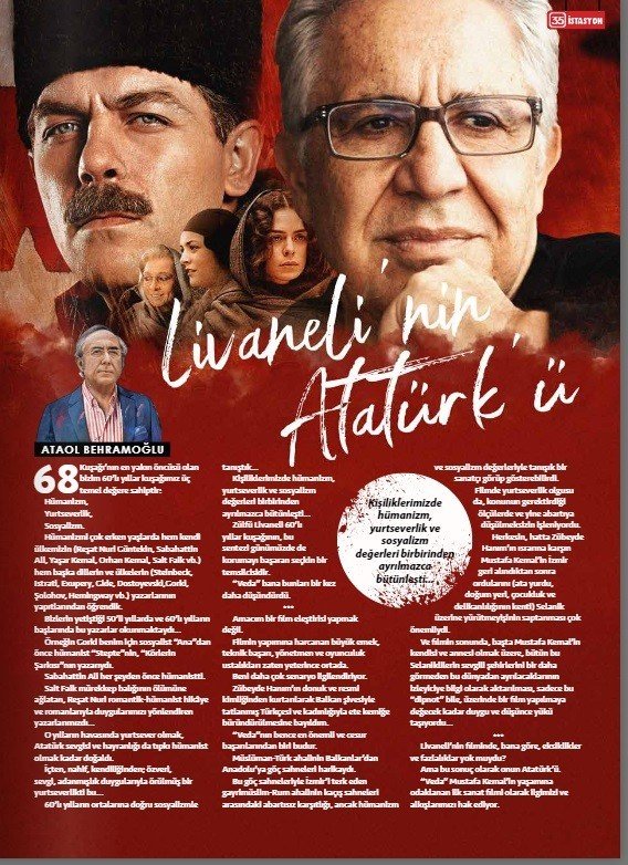 İ̇stasyon Dergisinden Arşivlik “Zülfü Livaneli” Sayısı