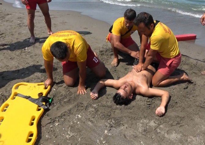 Aksiyon Filmi Gibi Cankurtaran Tatbikatı