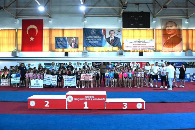 Süleymanpaşa’da Ulusal Cimnastik Şampiyonası Düzenlendi
