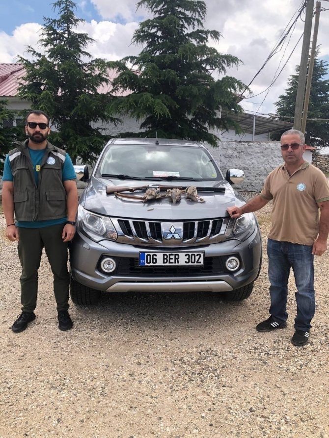 Tunceli’de Kaçak Avcıya Ceza