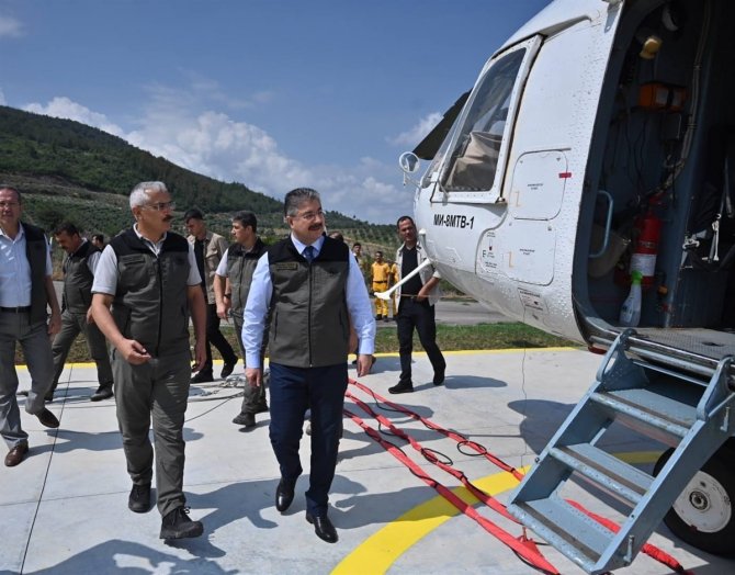 Osmaniye’ye Yangın Söndürme Helikopteri Tahsis Edildi