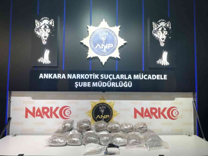 Ankara’da Bir Araçta 10,5 Kilo Eroin Ele Geçirildi