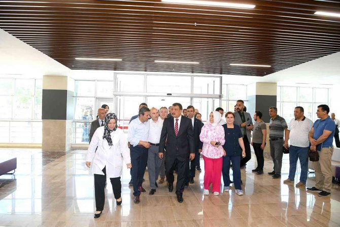 Muhtarlardan Başkan Gürkan’a Hastane Teşekkürü