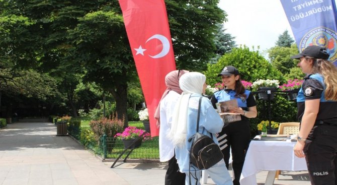 Polis Ekipleri Vatandaşları Orman Yangınlarına Karşı Bilgilendirdi