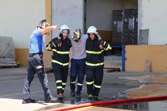Osb’de Yangın Tatbikatı