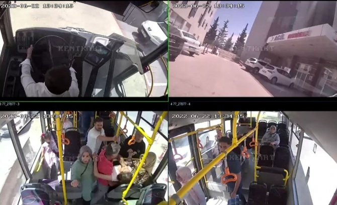 Otobüs Şoförü Baygınlık Geçiren Kız Çocuğunu Hastaneye Yetiştirdi