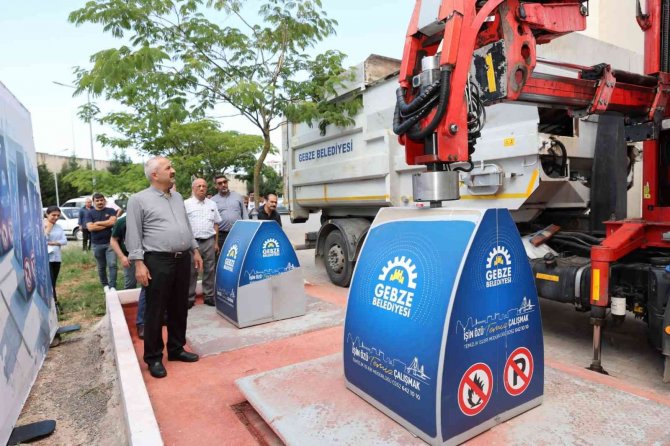 Kirazpınar’da Çöpler Yer Altına İniyor