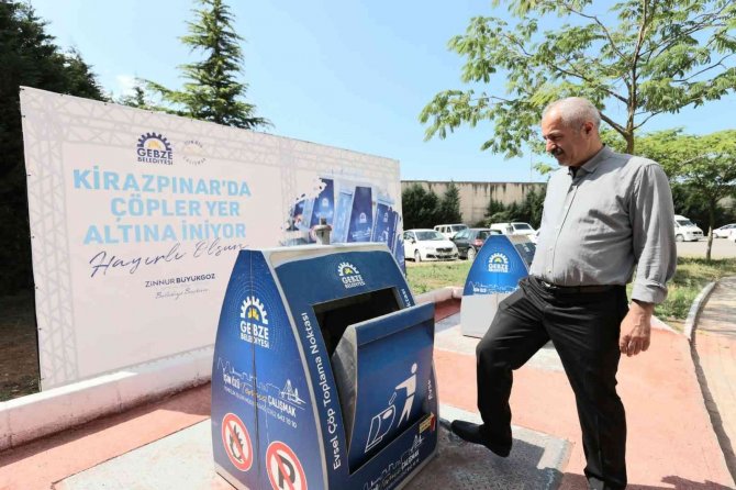 Kirazpınar’da Çöpler Yer Altına İniyor
