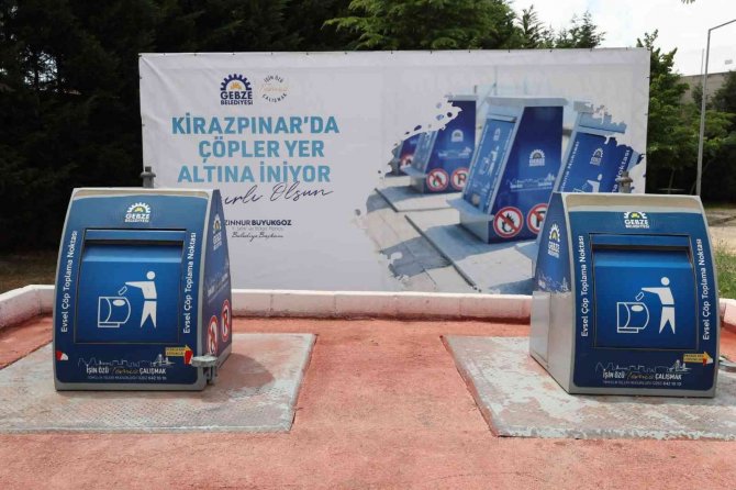 Kirazpınar’da Çöpler Yer Altına İniyor