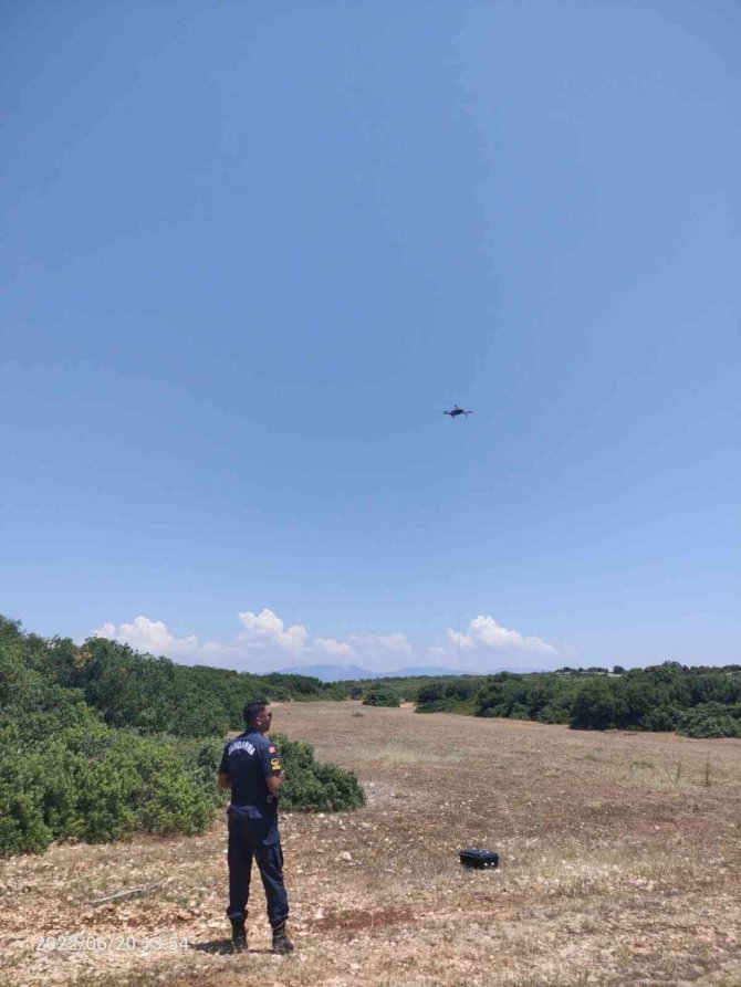 Jandarma Kayıp Keçileri Dronle Buldu