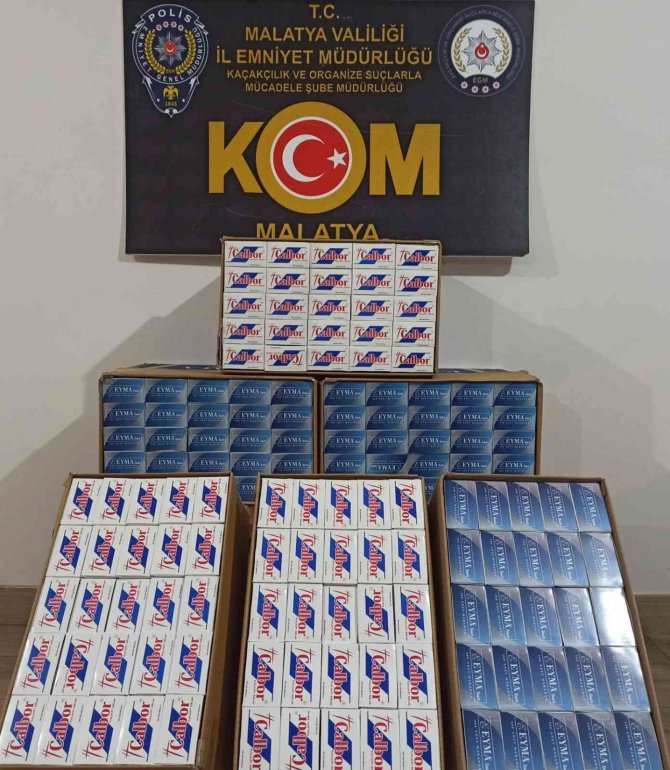 Malatya’da Kaçak Tütün Ele Geçirildi