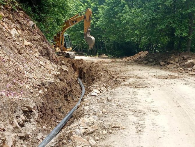 Sapanca’nın Yüksek Kesimlerine Altyapı Hizmeti