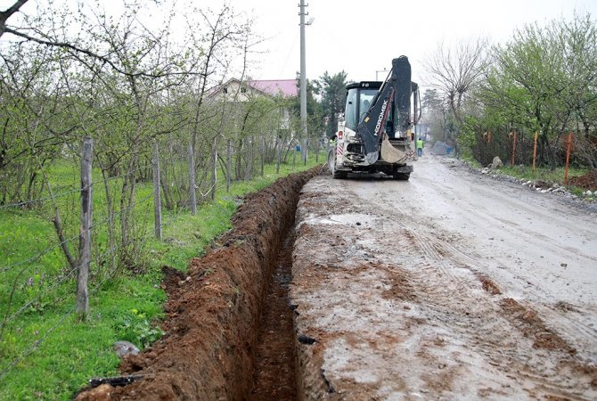 Sapanca’nın Yüksek Kesimlerine Altyapı Hizmeti