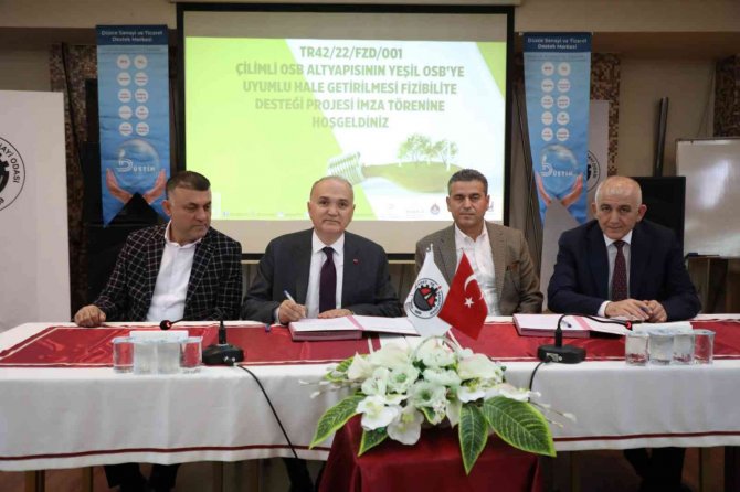 Düzce’ye Yeşil Osb İçin İmzalar Atıldı