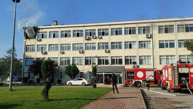 Kaymakamlıkta Korkutan Yangın