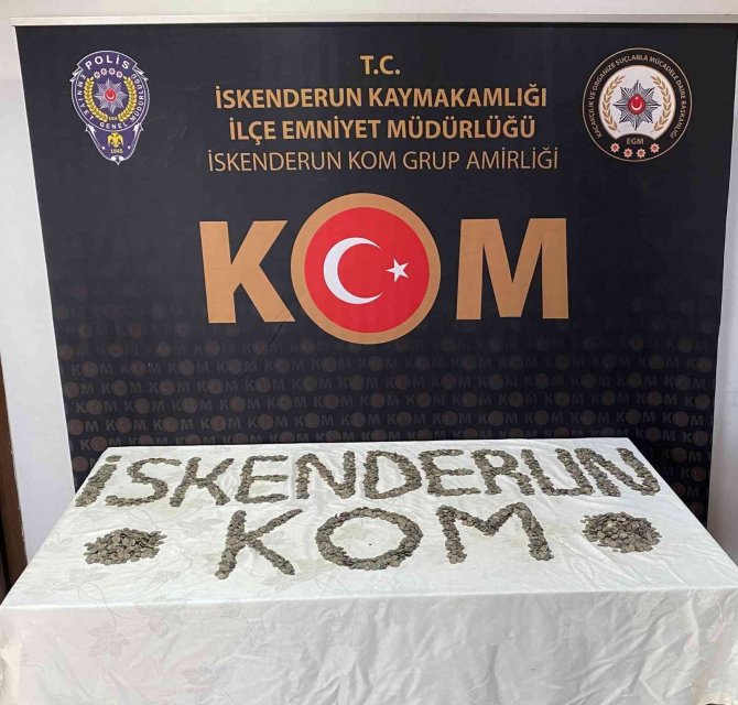 Hatay’da 6 Bin 670 Sikke Ele Geçirildi
