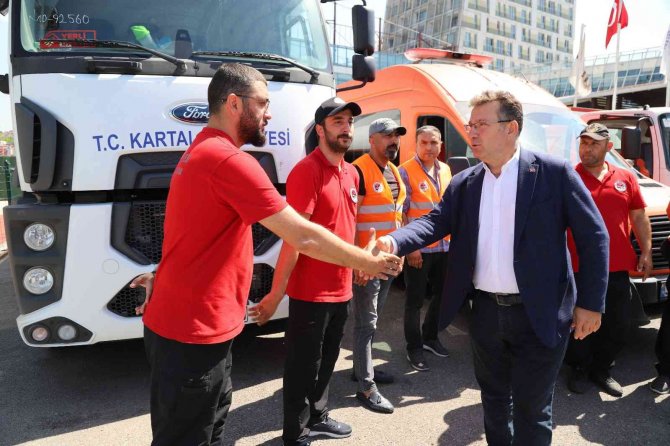 Kartal Belediyesi Sivil Savunma Uzmanlığı Ekipleri, Marmaris Yangını İçin Yola Çıktı