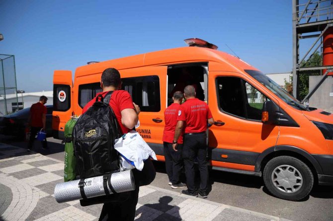 Kartal Belediyesi Sivil Savunma Uzmanlığı Ekipleri, Marmaris Yangını İçin Yola Çıktı