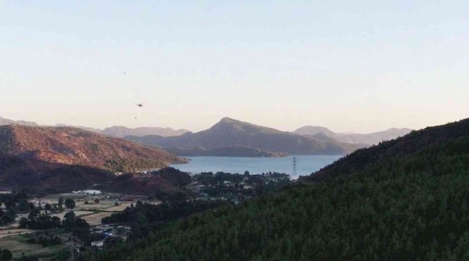 Marmaris’te Yürekleri Dağlayan Kara Tablo Havadan Görüntülendi