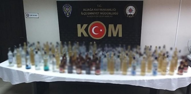 Sahte İçkileri Eğlence Mekanlarına Satan Şüpheli Yakalandı