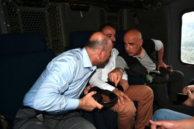Bakan Kirişci: “56 Hava Aracı İle Yangına Müdahale Ediyoruz”