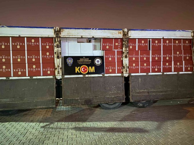 18 Milyon 220 Bin Makaron Ele Geçirildi