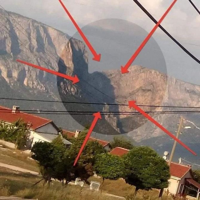 Her Yıl Görülen ’Atatürk Silüeti’ Bu Yıl Da Görüldü