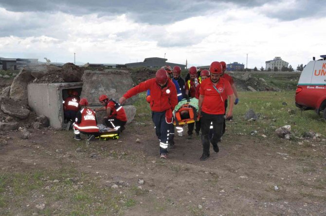 Kars’ta 6 İlin Katıldığı Deprem Tatbikatı Gerçeği Aratmadı