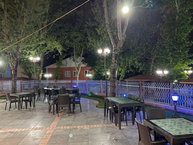 Adnan Kahveci Parkı Akşam Buluşmaları İçin Aydınlatıldı