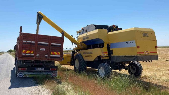 Aksaray’da Arpa Hasadı Başladı