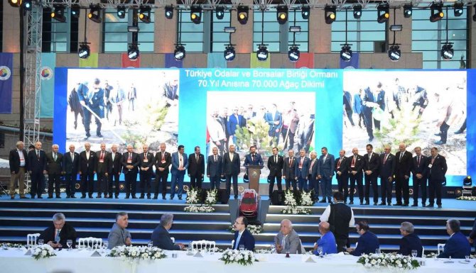 Tobb’dan 70. Yıla 70 Bin Fidanlı Hatıra Ormanı