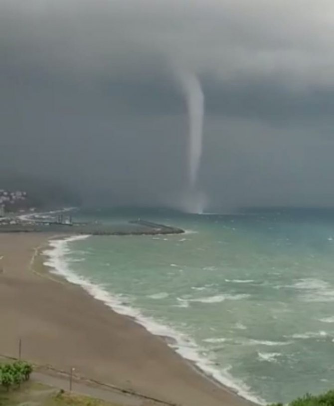 Zonguldak’ta Hortum Paniği