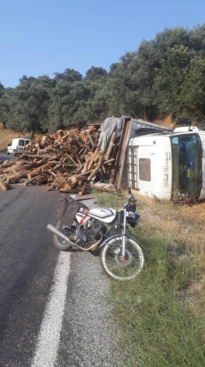 Freni Boşalan Kamyonun Sürücüsü Ölümden Döndü