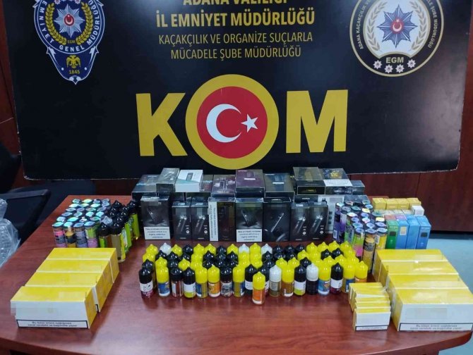 Adana’da Kaçakçılık Operasyonu