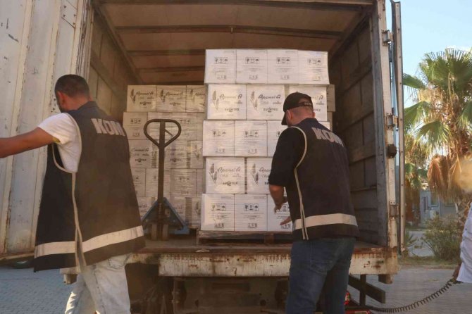 Fethiye’de 17 Bin 150 Şişe Kaçak İçki Ele Geçirildi