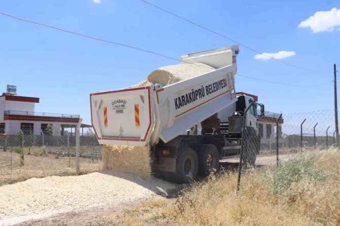 Karaköprü Kırsalında Stabilize Yol Çalışması