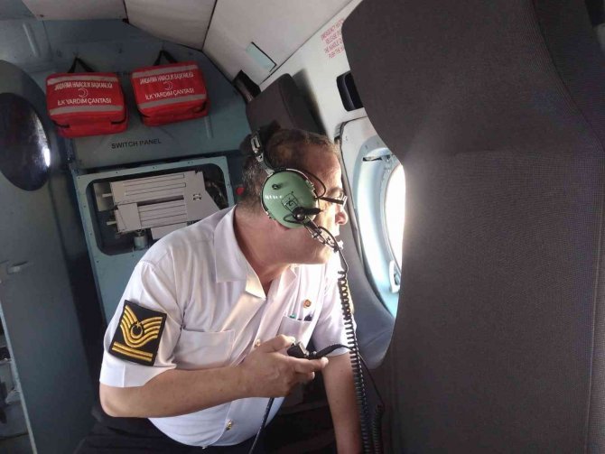 Nevşehir’de Helikopterle Trafik Denetimi Yapıldı