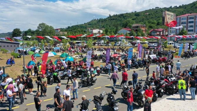 Ordu, Motosiklet Tutkunlarını Ağırladı