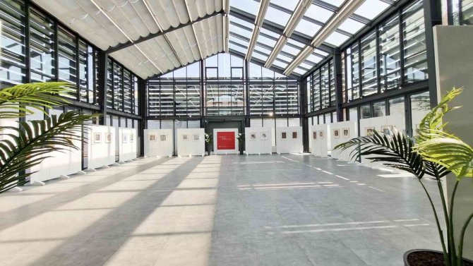 Aydın’da ’Kitapların Gizli Yüreği’ Sergisi Tekstil Park Sanat Galerisi’nde Ziyarete Açıldı