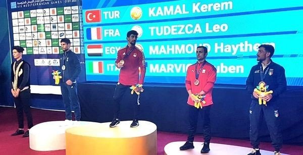 Baün’lü Sporcu Kerem Kamal’dan Akdeniz Oyunlarında Altın Madalya