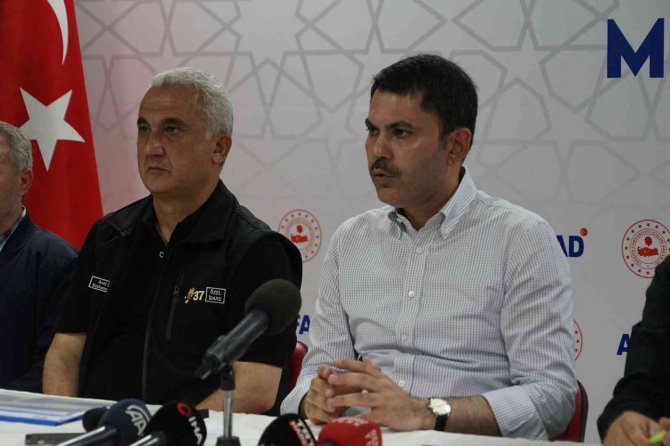 Çevre, Şehircilik Ve İ̇klim Değişikliği Bakanı Kurum: "16 Binada 36 Bölümün Ağır Hasarlı Olduğu Veya Yıkık Olduğunun Tespitini Yaptık”