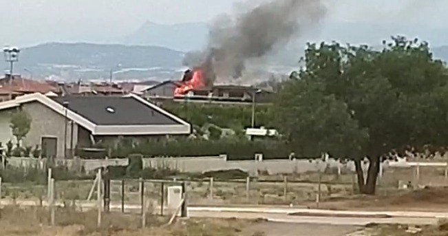 Yanan Eve İlk Müdahaleyi Bölgede Görevli Sulama Ekibi Yaptı